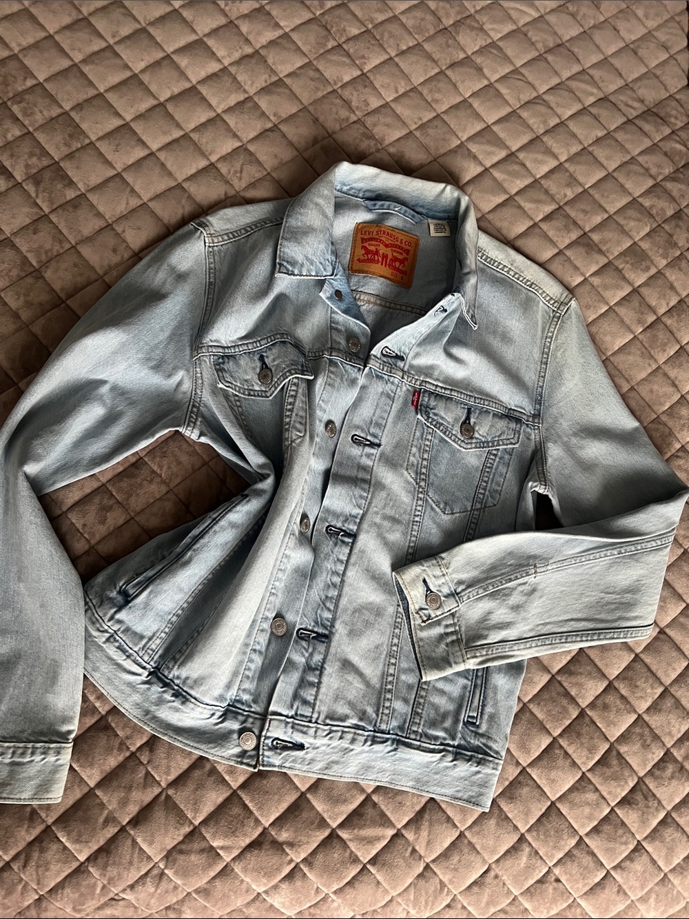 Levi's Light Blue Washed Denim Jacket